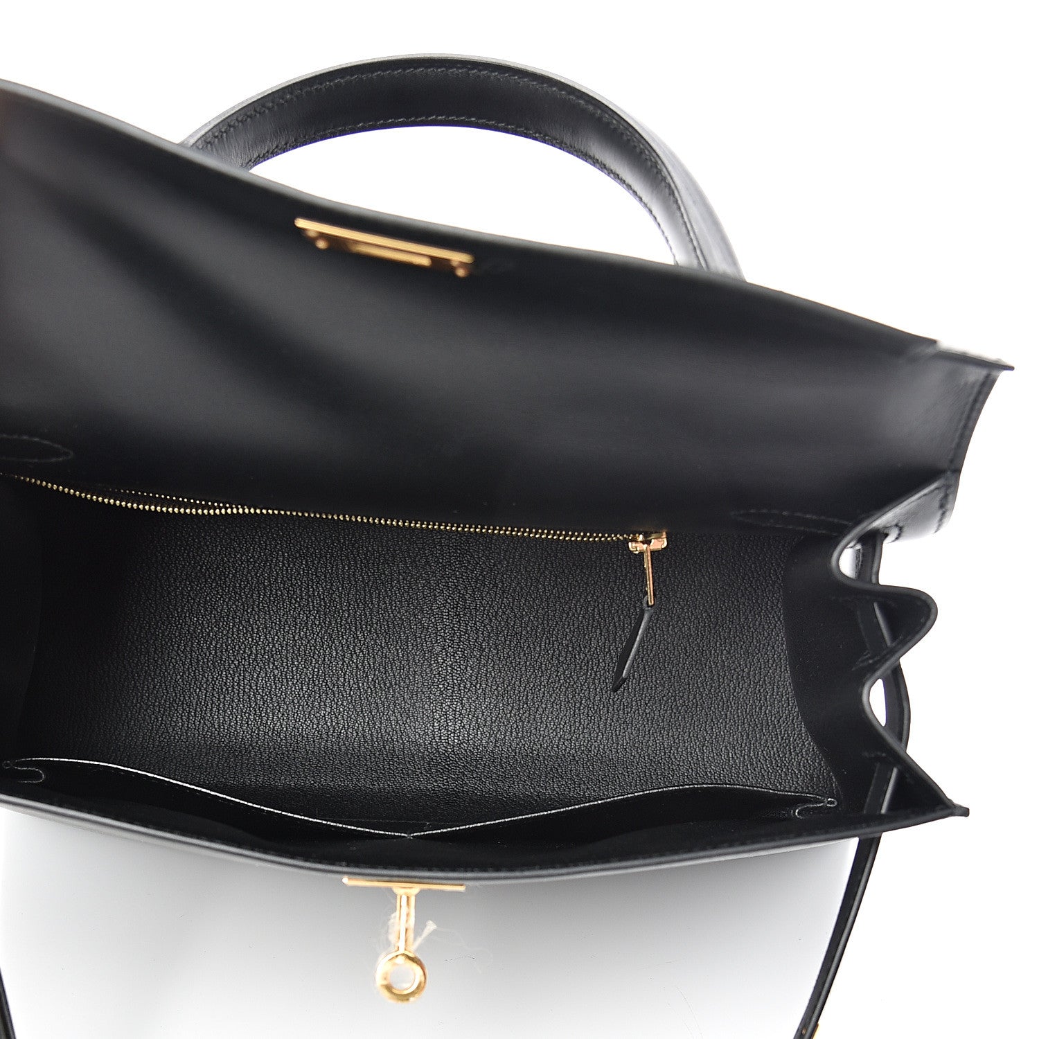 Hermes Sombrero Kelly Sellier 28 Black 4 of 10