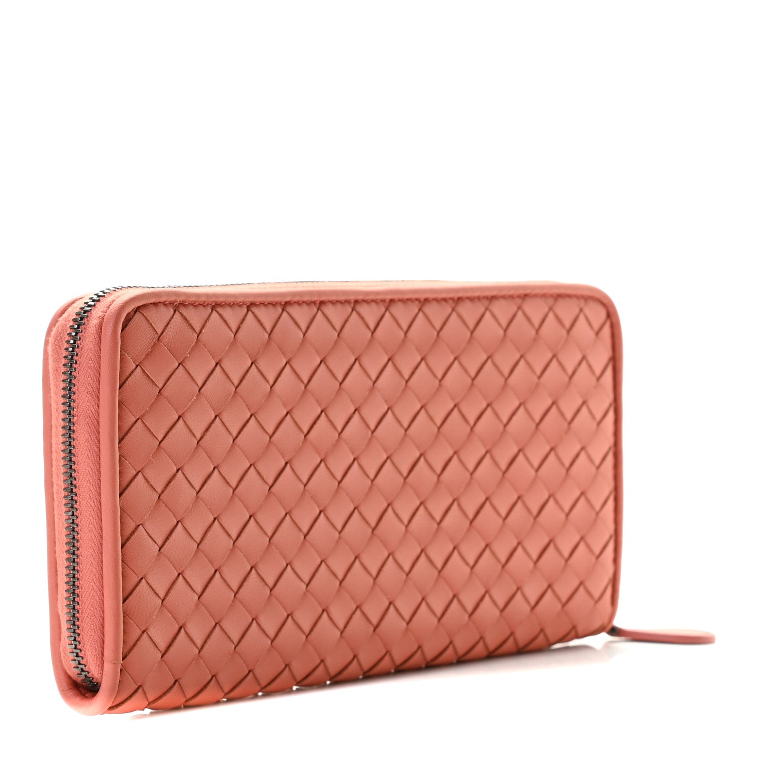 Bottega Veneta Nappa Intrecciato Zip Around Wallet Pompei 3 of 10