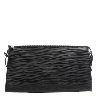 Louis Vuitton Epi Pochette Accessories 24 Black 1 of 7