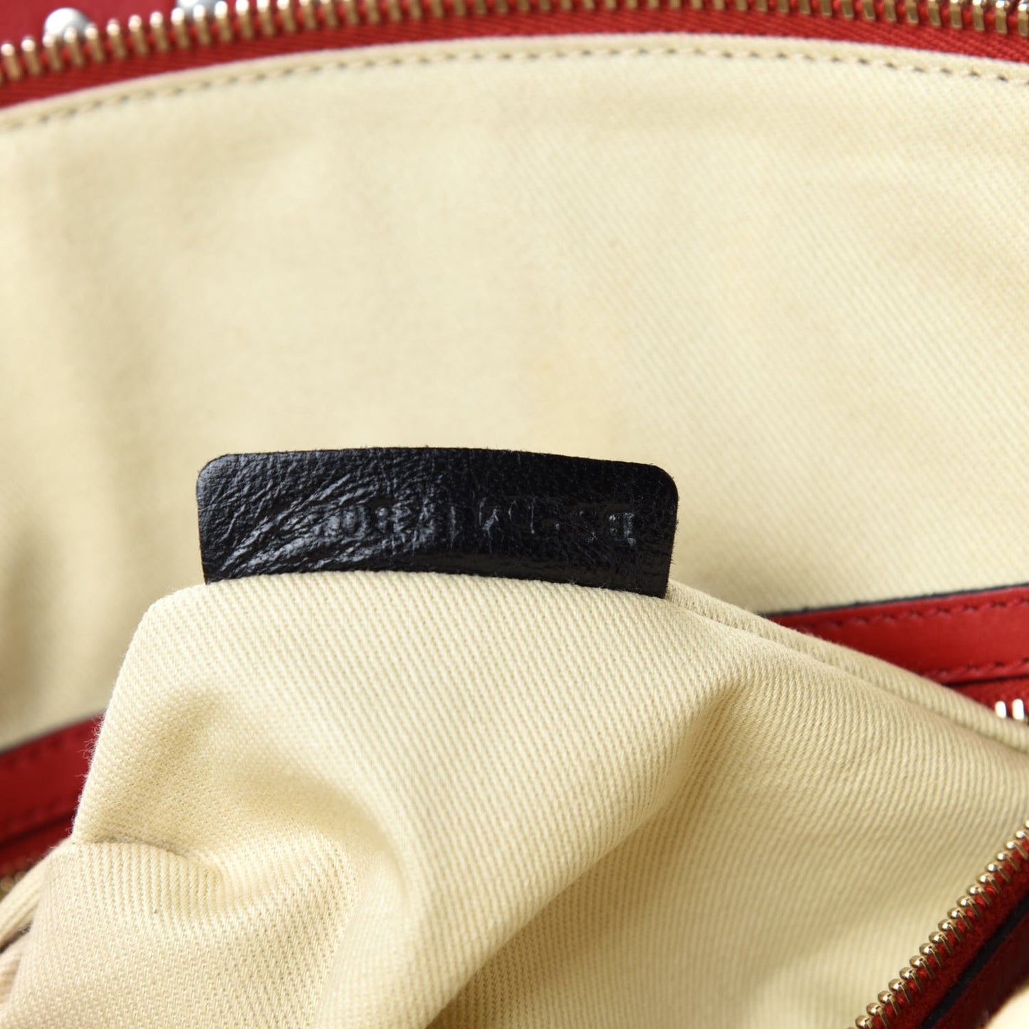 Vitello Rockstud Dome Shopper Rosso Valentino