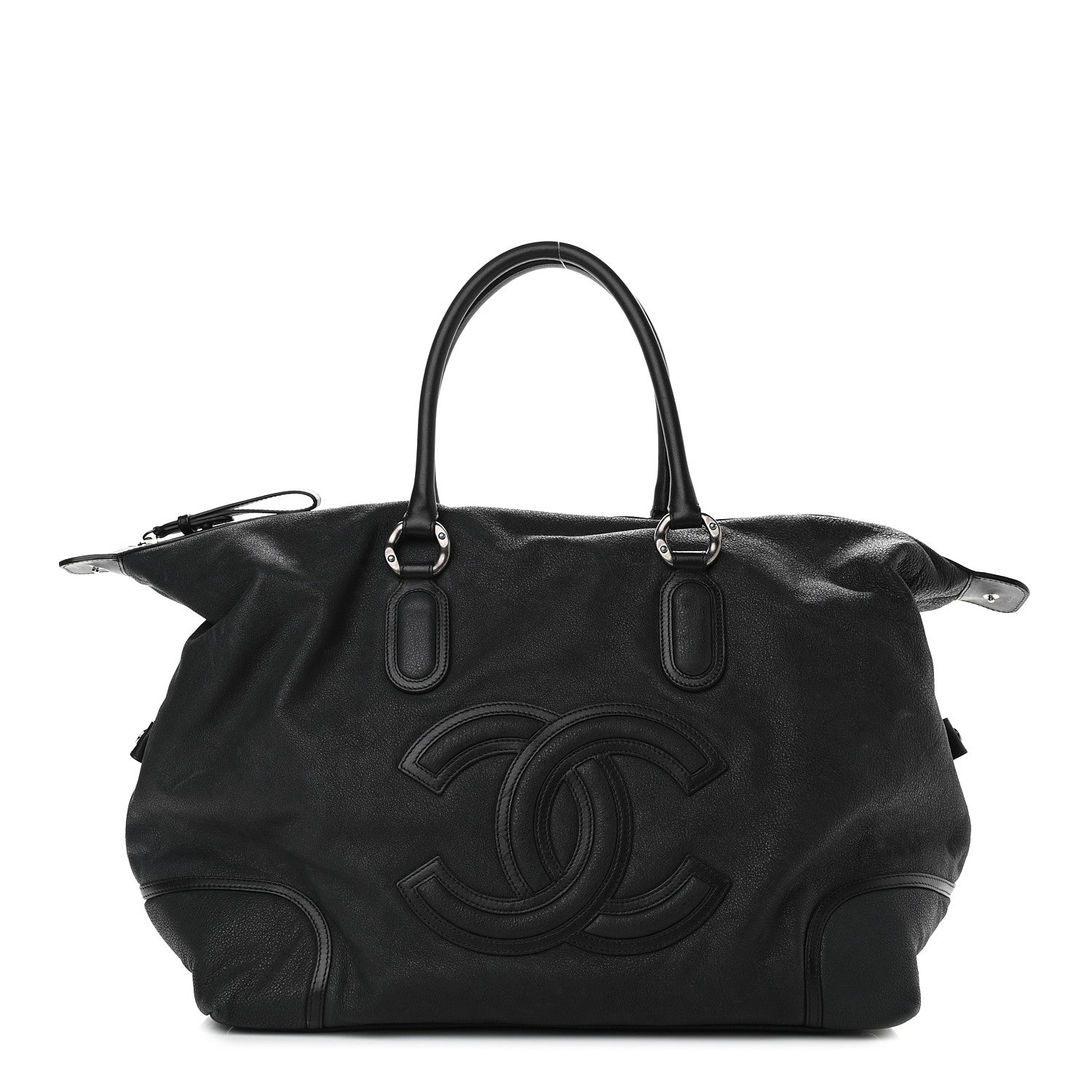 Chanel Washed Calfskin Tote Black 1 of 18