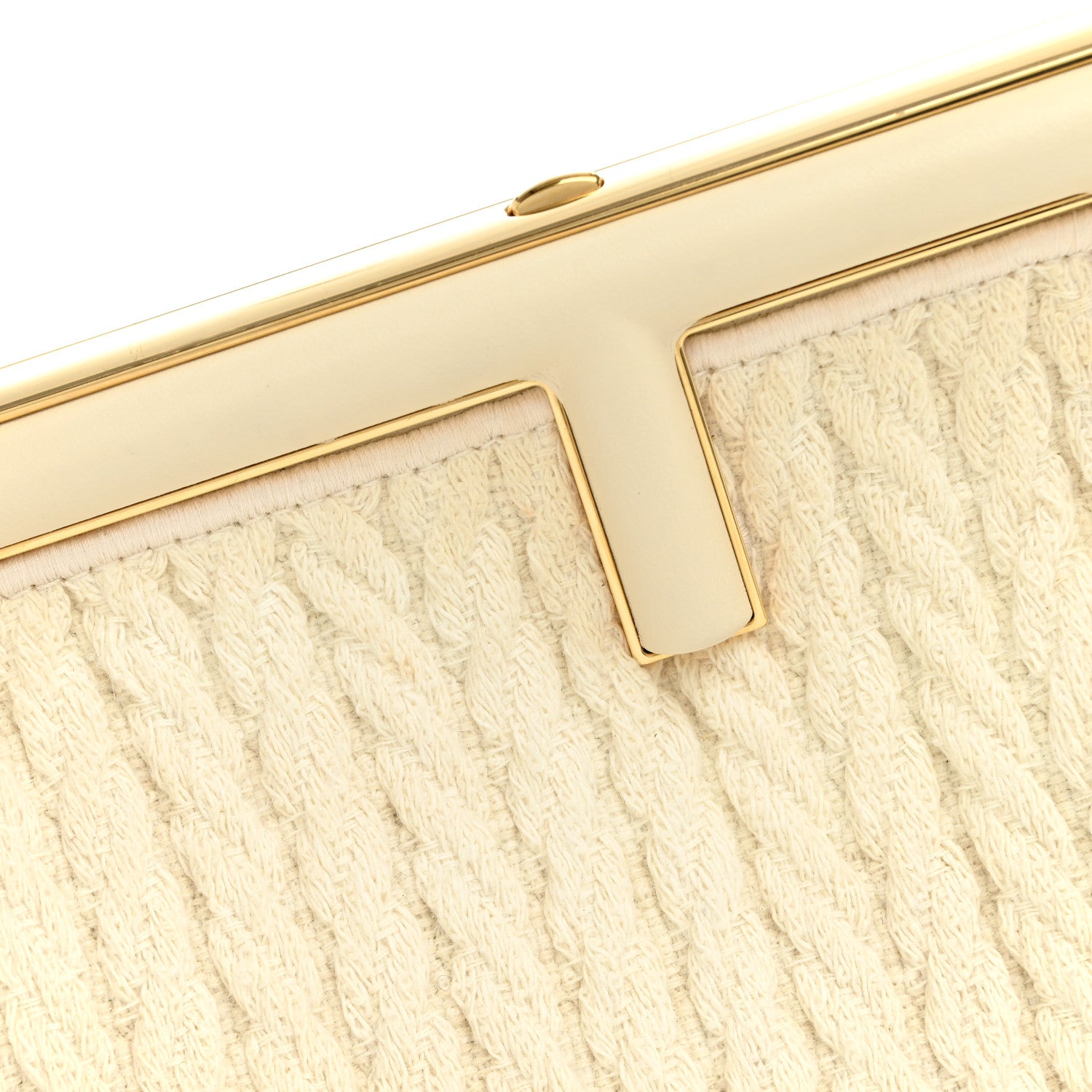 Fendi Woven Knit Nappa Small Fendi First White 8 of 10