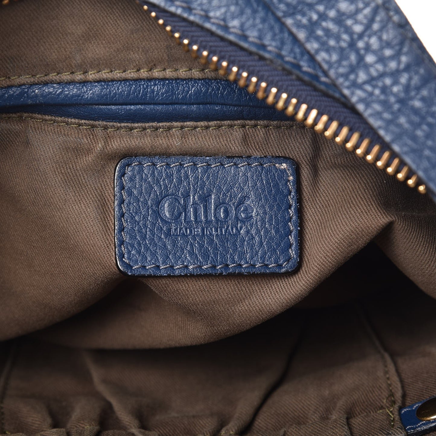 Calfskin Medium Marcie Satchel Royal Navy