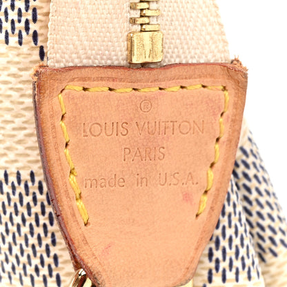 Louis Vuitton Damier Azur Eva Clutch 6 of 16