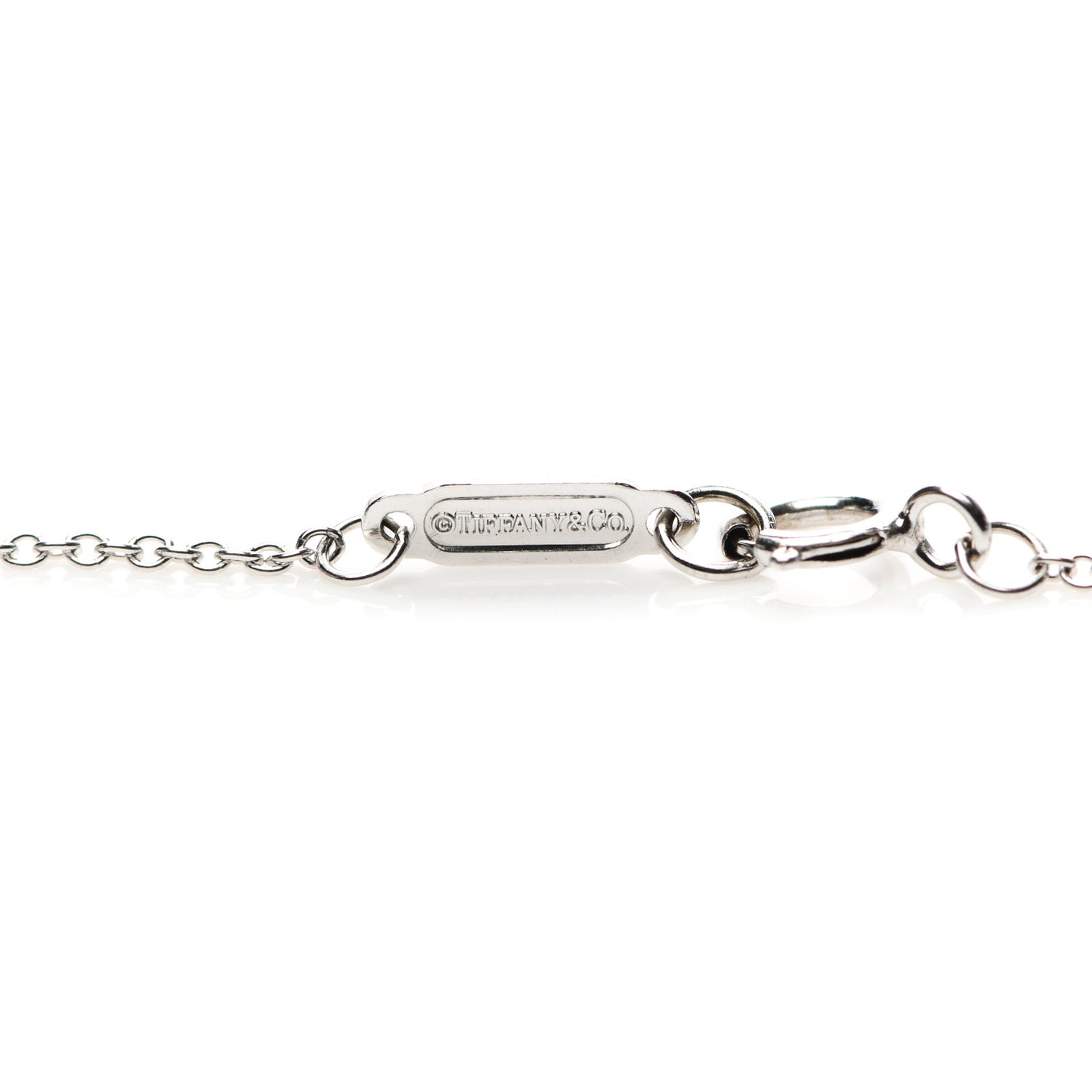 18K White Gold Chain Necklace 18"
