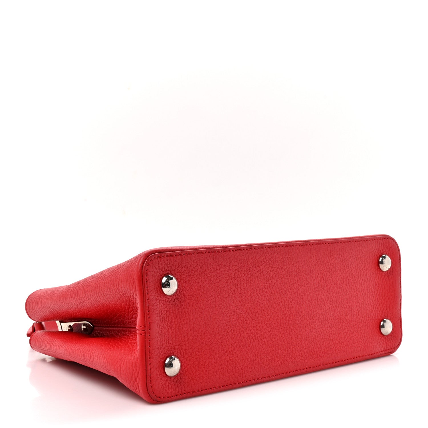 Louis Vuitton Taurillon Capucines PM Rubis 3 of 11