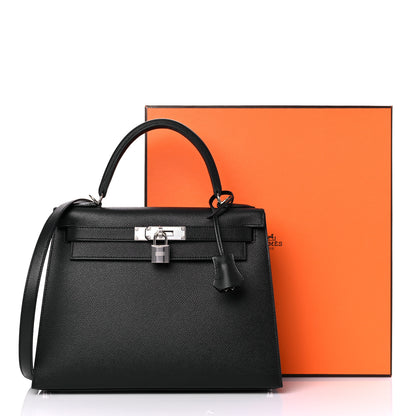 Hermes Epsom Kelly Sellier 28 Black 10 of 10