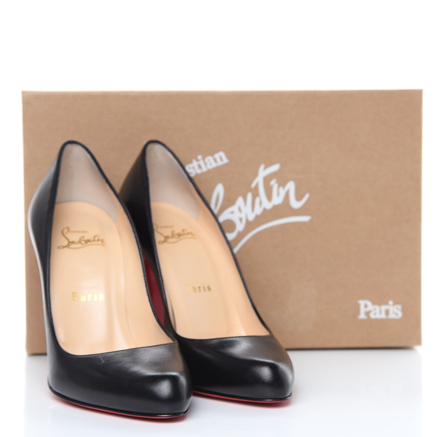 Shiny Nappa Fifille 100 Pumps 36 Black
