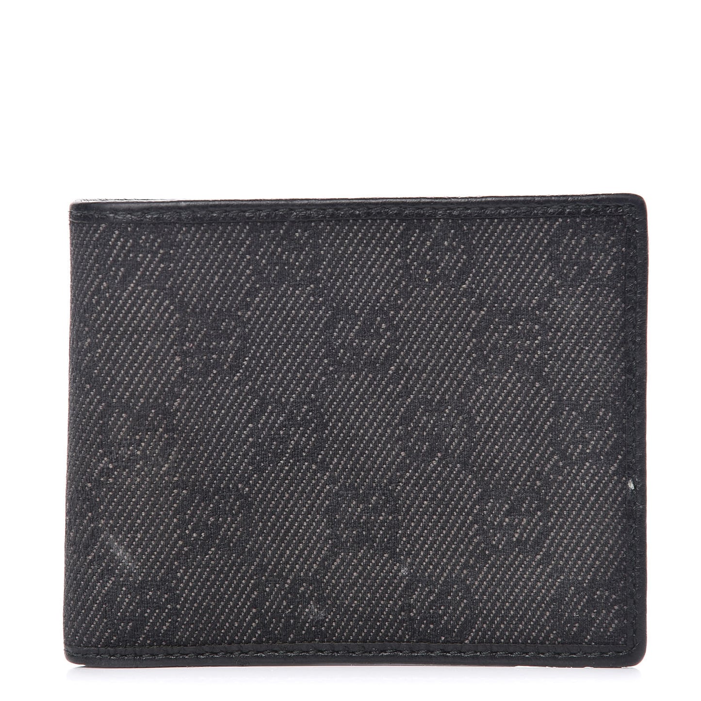 Monogram Mens Bi-Fold Wallet Black