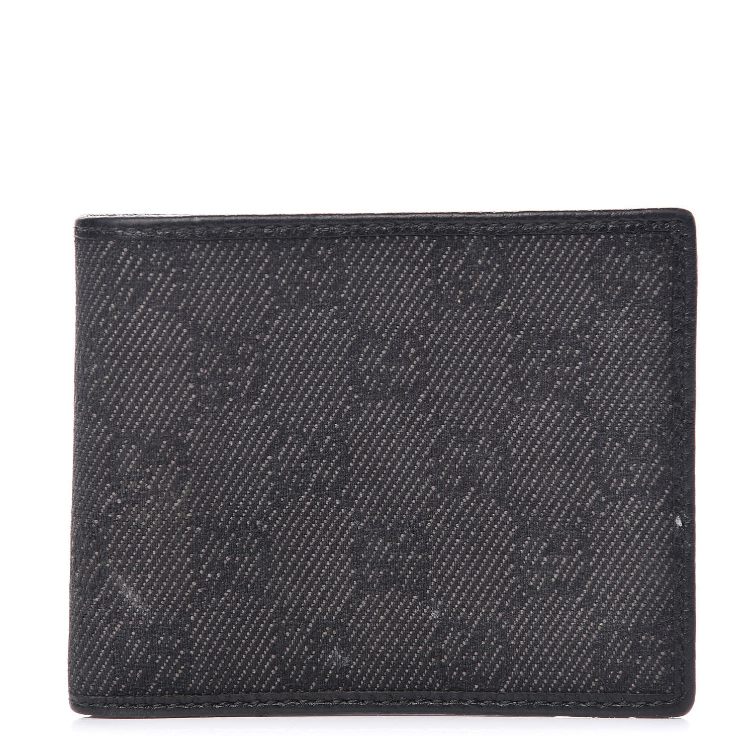 Gucci Monogram Mens Bi-Fold Wallet Black 1 of 9