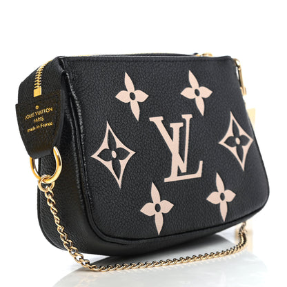 Louis Vuitton Empreinte Monogram Giant Mini Pochette Accessories Black 2 of 4
