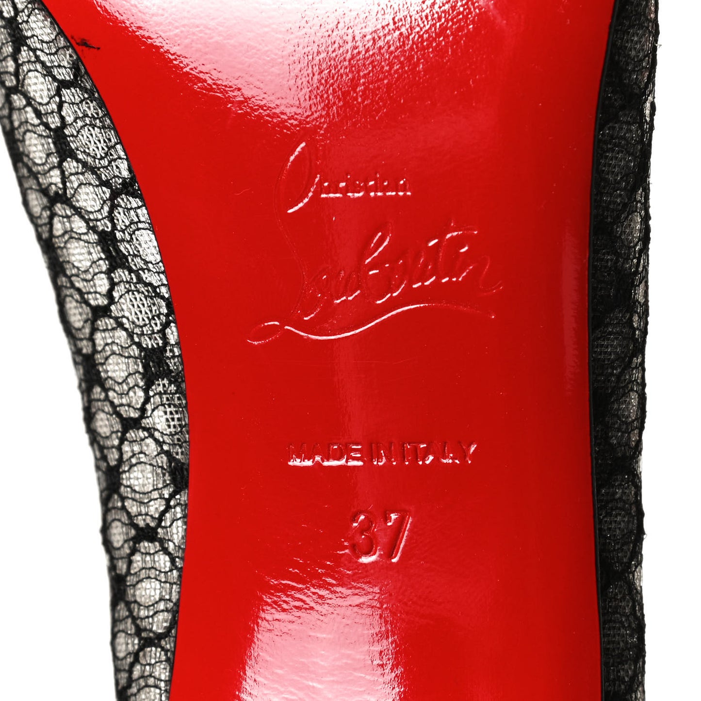 Nappa Saramor Fishnet 70 Pumps 37 Black