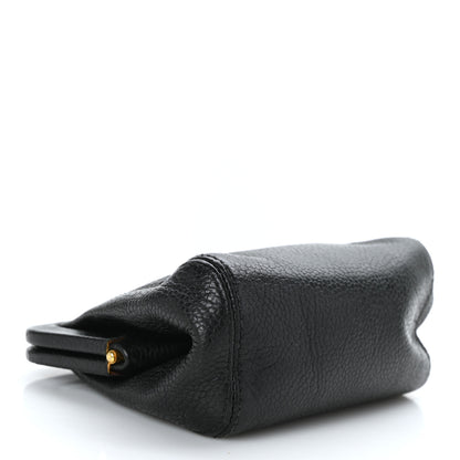 Chanel Caviar CC Kiss Lock Coin Purse Black 4 of 7