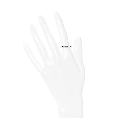 Cartier 18K White Gold 2.5mm Maillon Panthere Wedding Band Ring 50 5.25 2 of 5