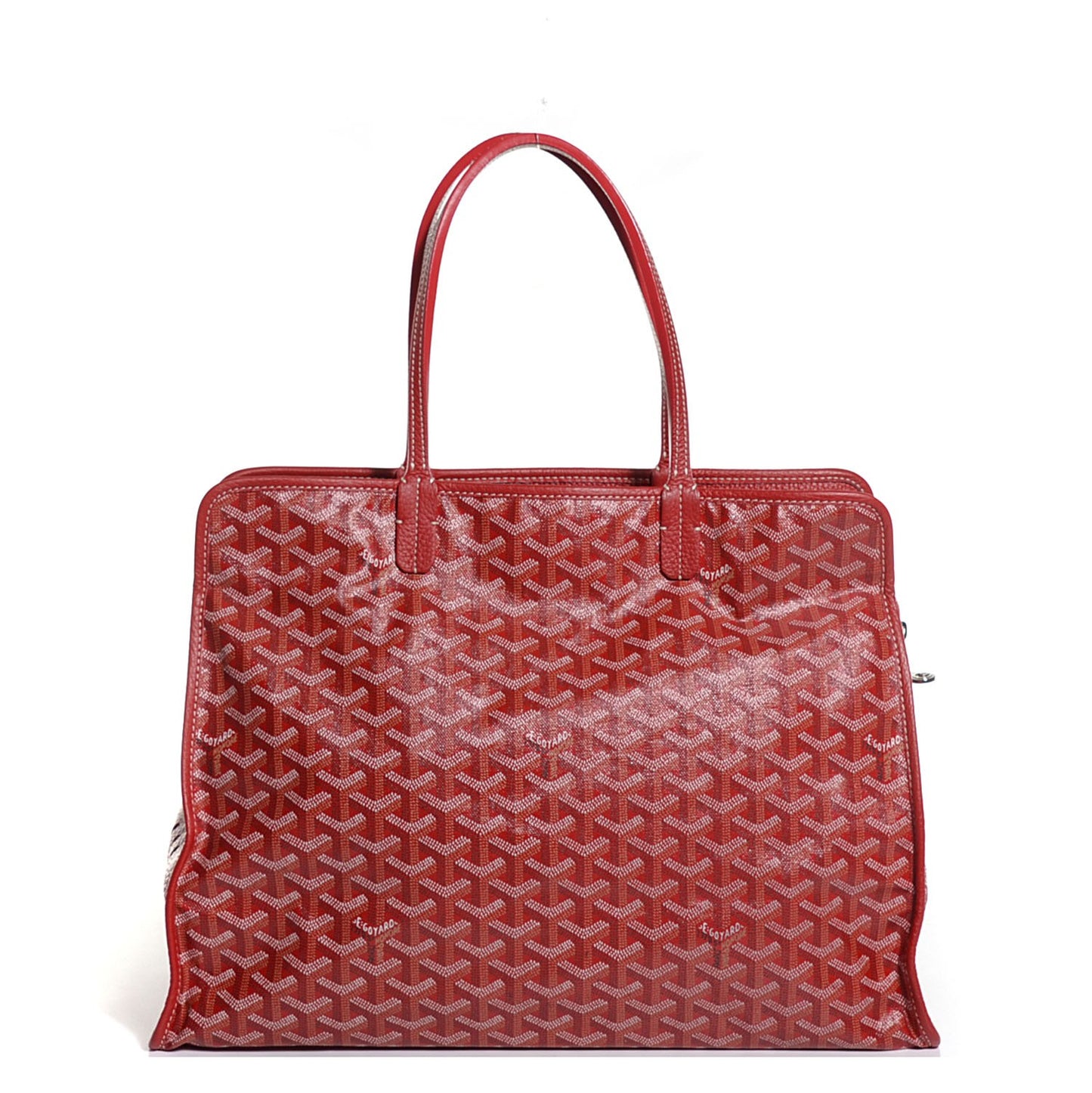 Goyardine Sac Hardy Pet Carrier PM Red