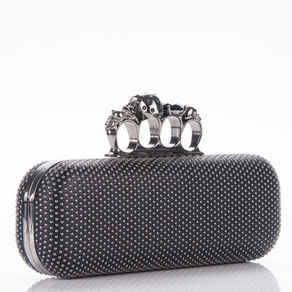 Alexander McQueen Studded Knucklebox Clutch Black 3 of 8