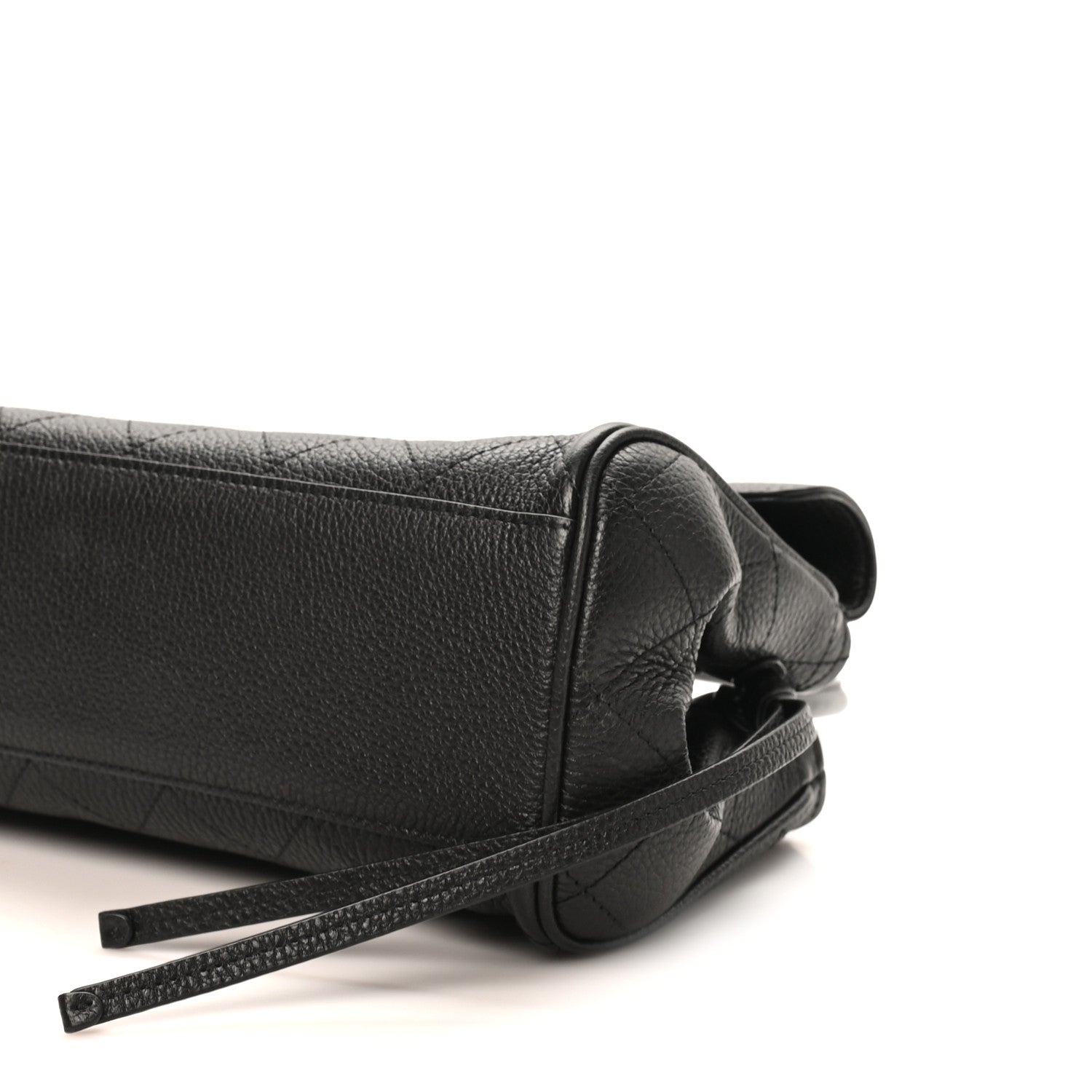 Chanel Grained Calfskin Stitched Urban Essentials Small Shopping Bag Black 11 of 11