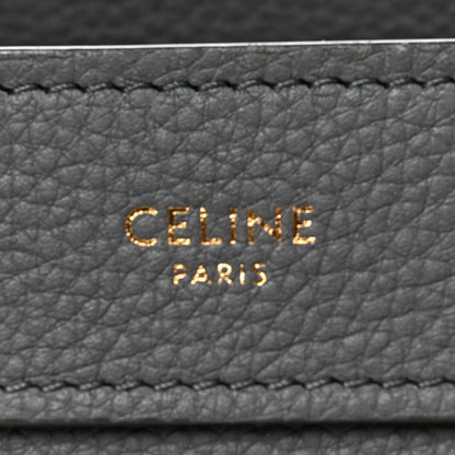 Celine Baby Drummed Calfskin Nano Luggage Kohl 6 of 11