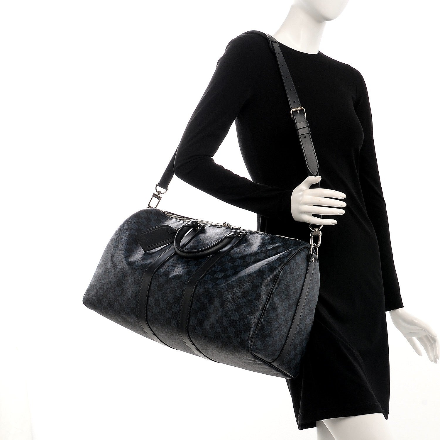 Louis Vuitton Damier Cobalt Keepall Bandouliere 45 2 of 8