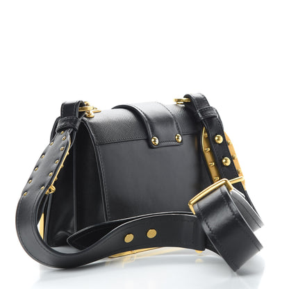 Prada City Calf Saffiano Cahier Bag Black 3 of 10