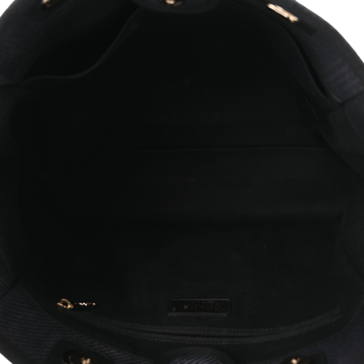 Chanel Mixed Fibers Calfskin Small Deauville Tote Black 5 of 10