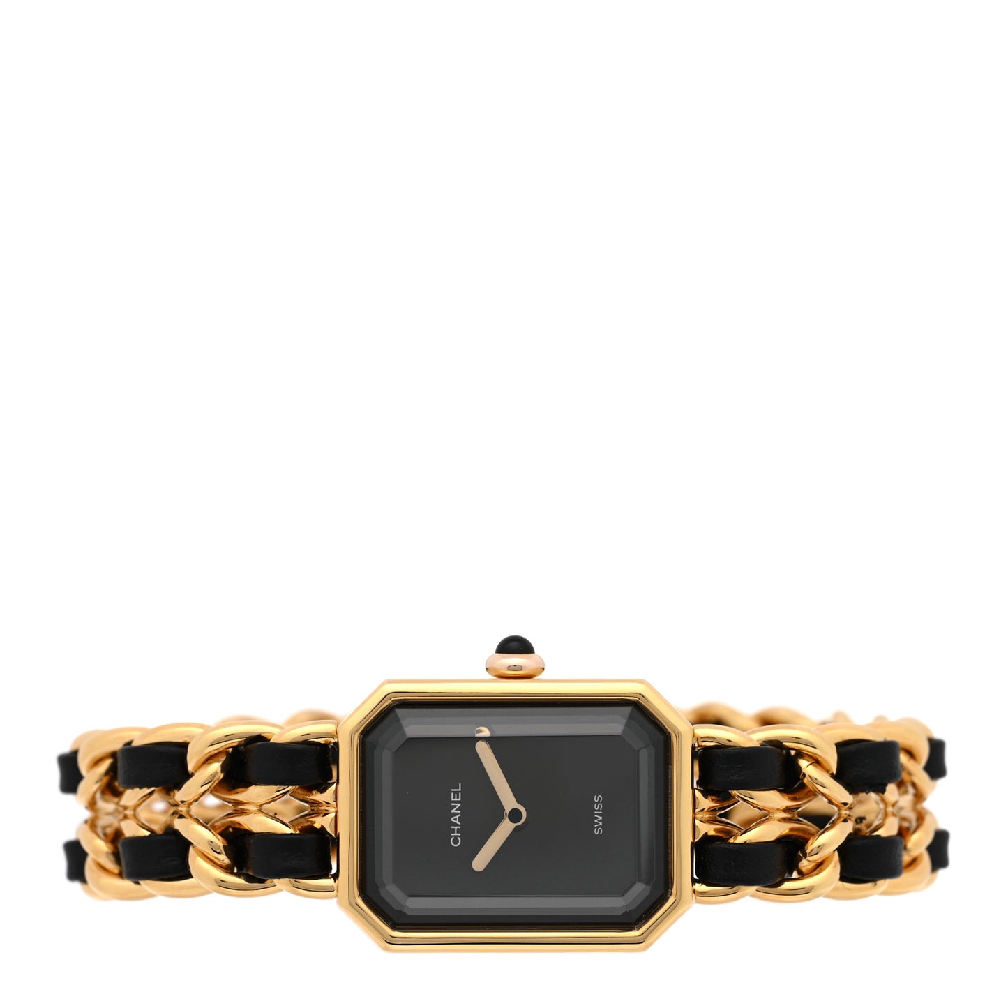 Stainless Steel Lambskin 20mm Chain Premiere Quartz Watch Gold M