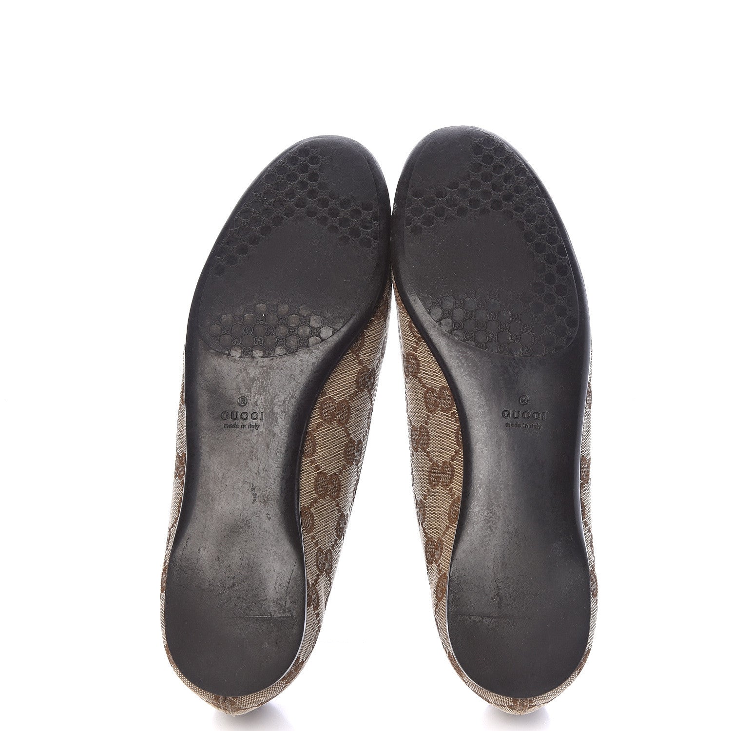 Gucci GG Monogram Ballet Flat 36.5 Beige Ebony 5 of 16