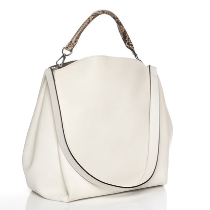 Louis Vuitton Veau Cachemire Python Babylone MM White 4 of 8
