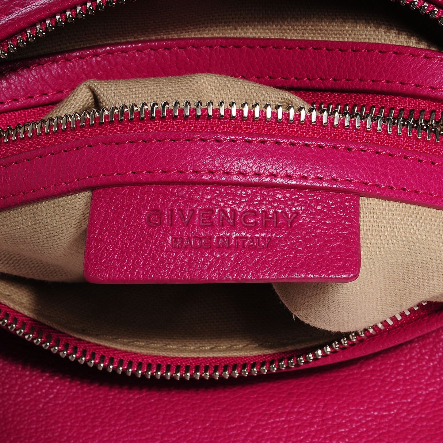 Sugar Goatskin Mini Pandora Fuchsia
