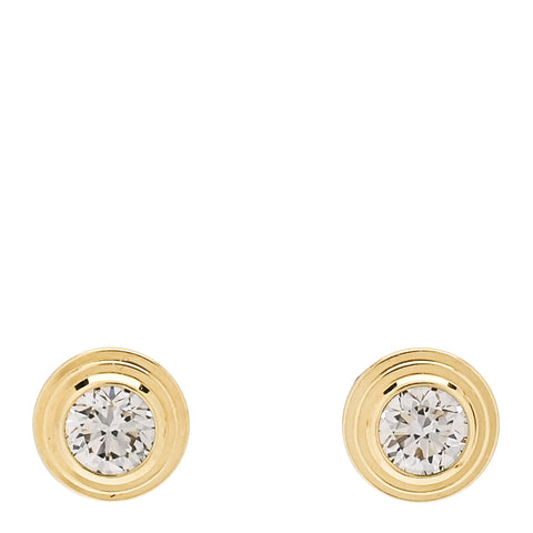 18K Yellow Gold Diamond XS D'Amour Earrings