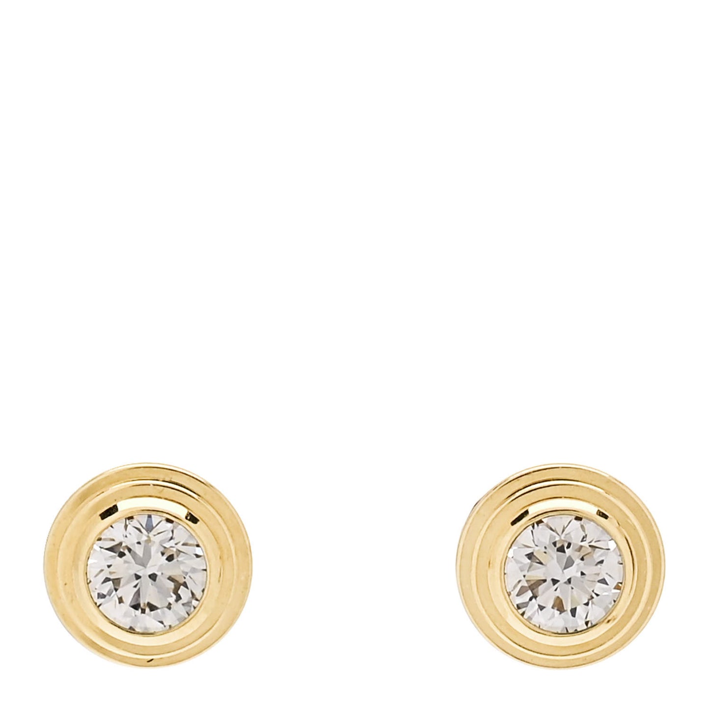 18K Yellow Gold Diamond XS D'Amour Earrings