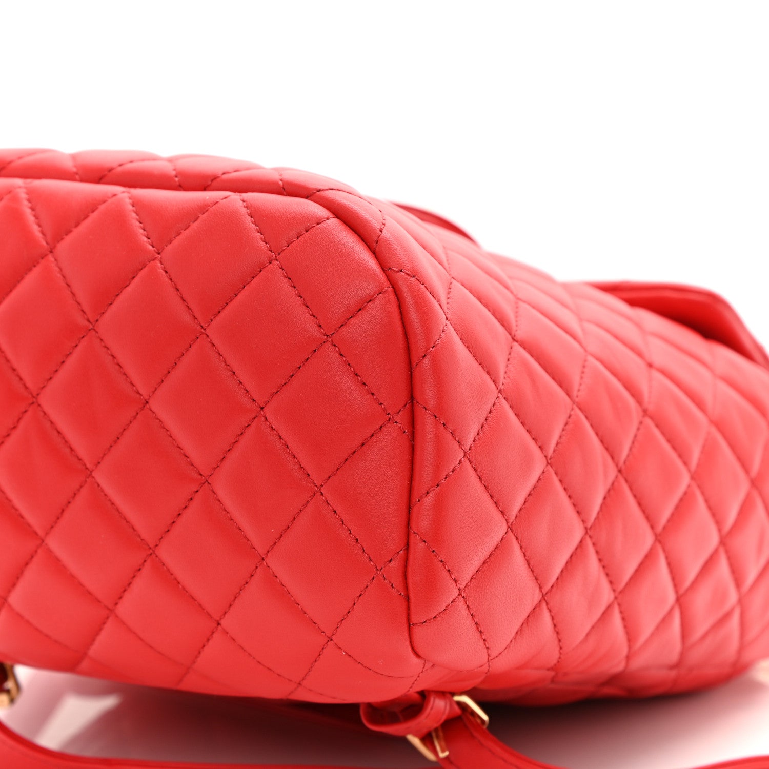Chanel Lambskin Quilted Small Urban Spirit Backpack Red 10 of 10