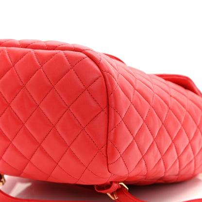 Chanel Lambskin Quilted Small Urban Spirit Backpack Red 10 of 10