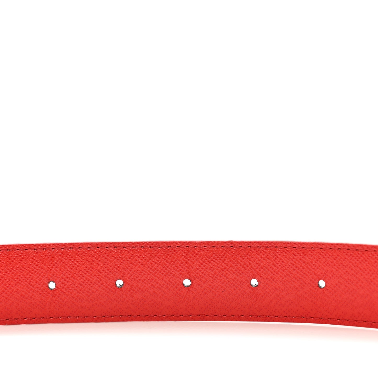 Calfskin Monogram 30mm LV Initiales Reversible Belt 95/38 Coquelicot