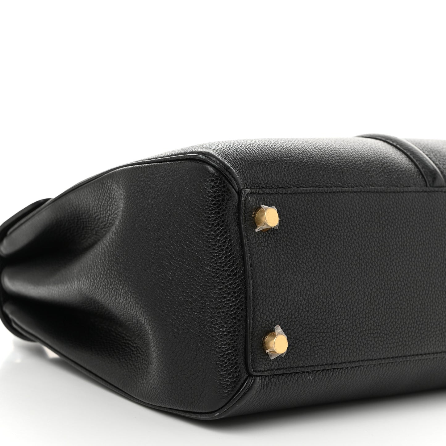 Grained Calfskin Classique 16 Top Handle Bag Black