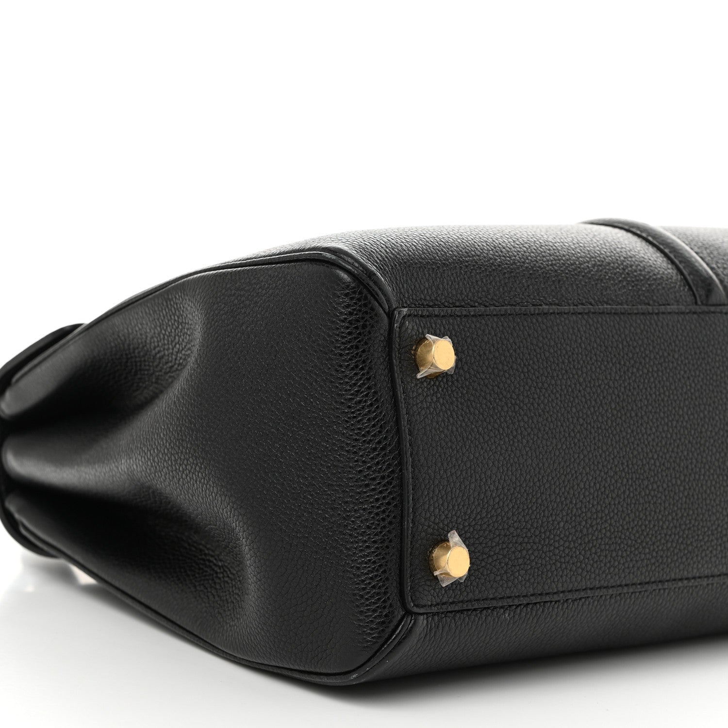 Celine Grained Calfskin Classique 16 Top Handle Bag Black 8 of 11
