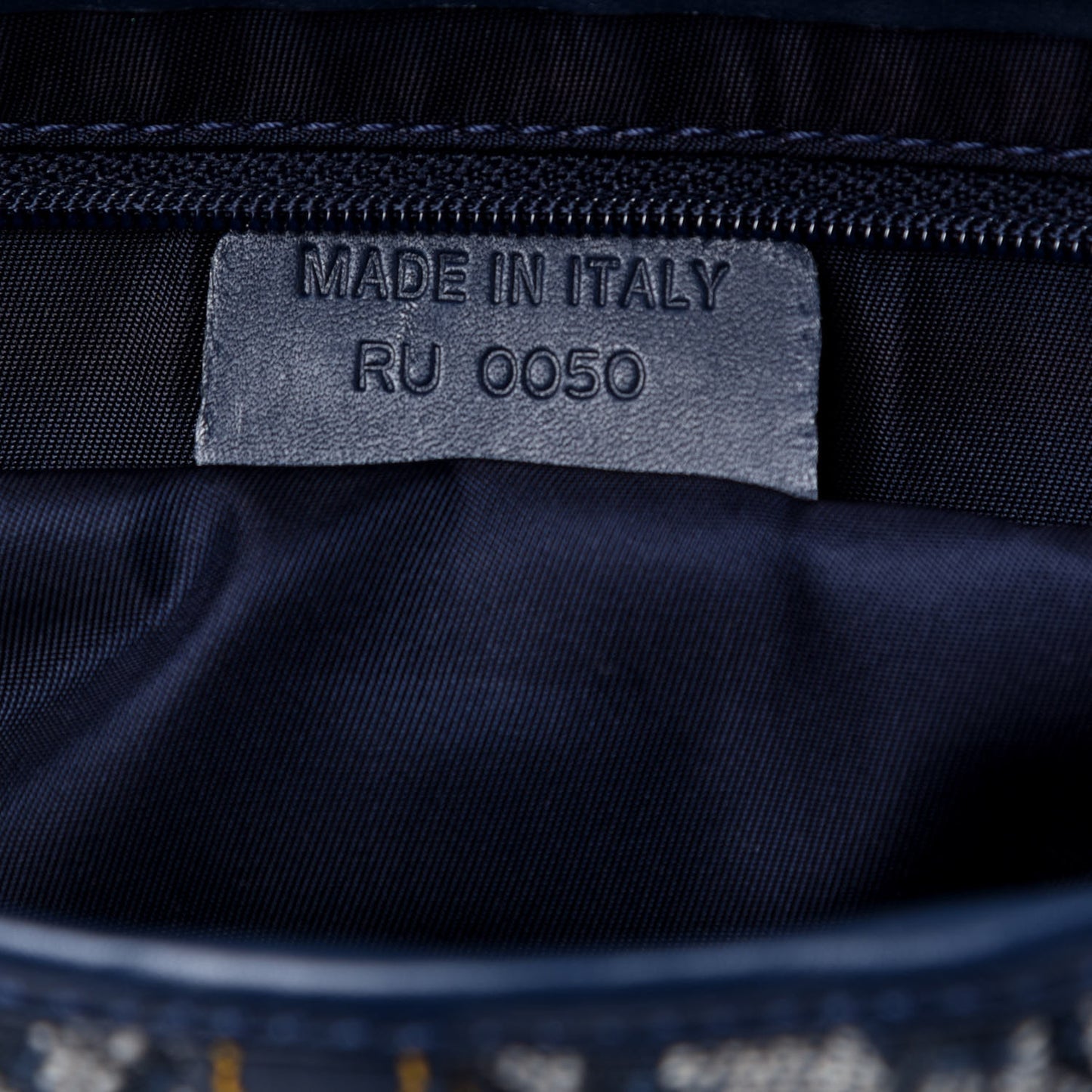 Monogram Saddle Bag Blue