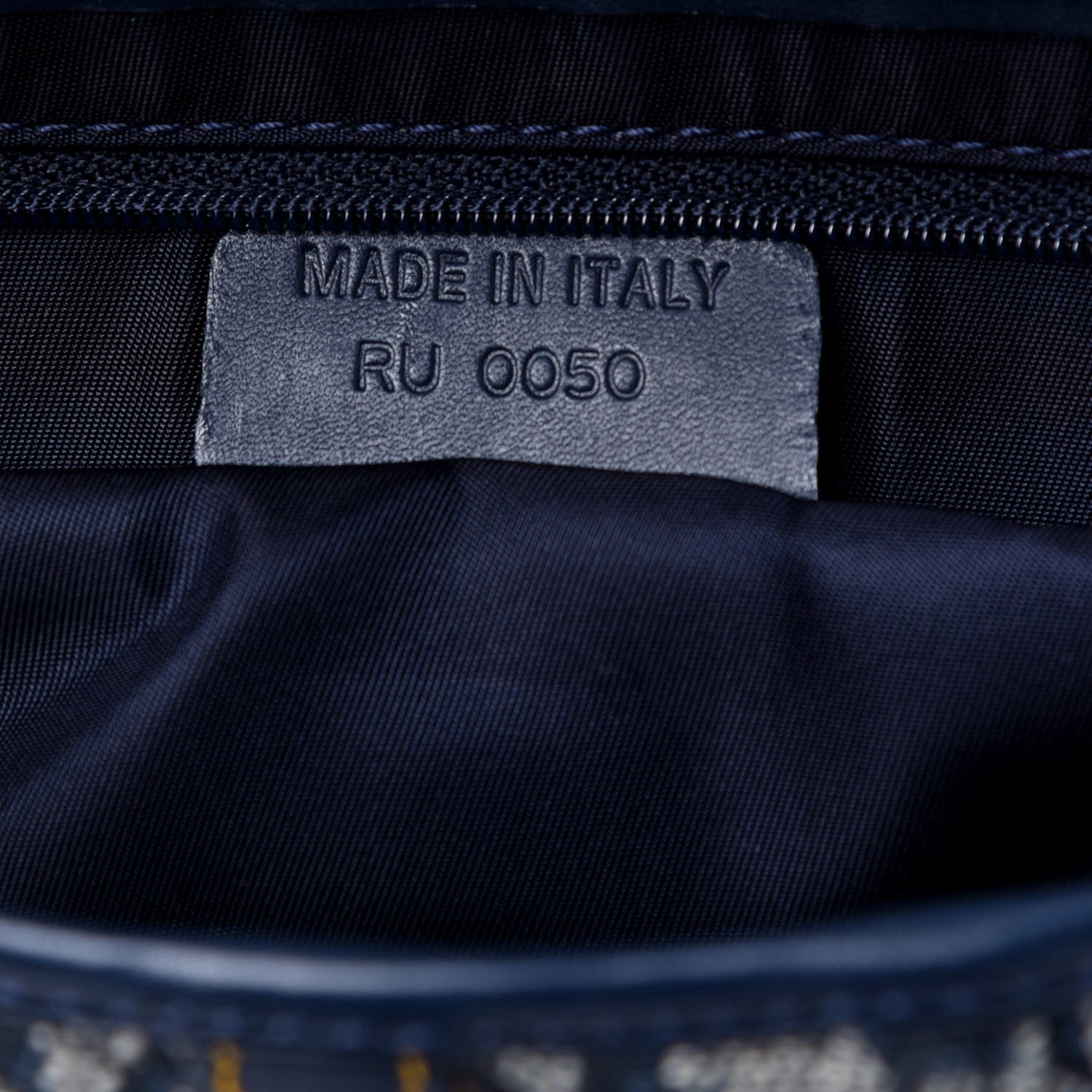 Christian Dior Monogram Saddle Bag Blue 6 of 9