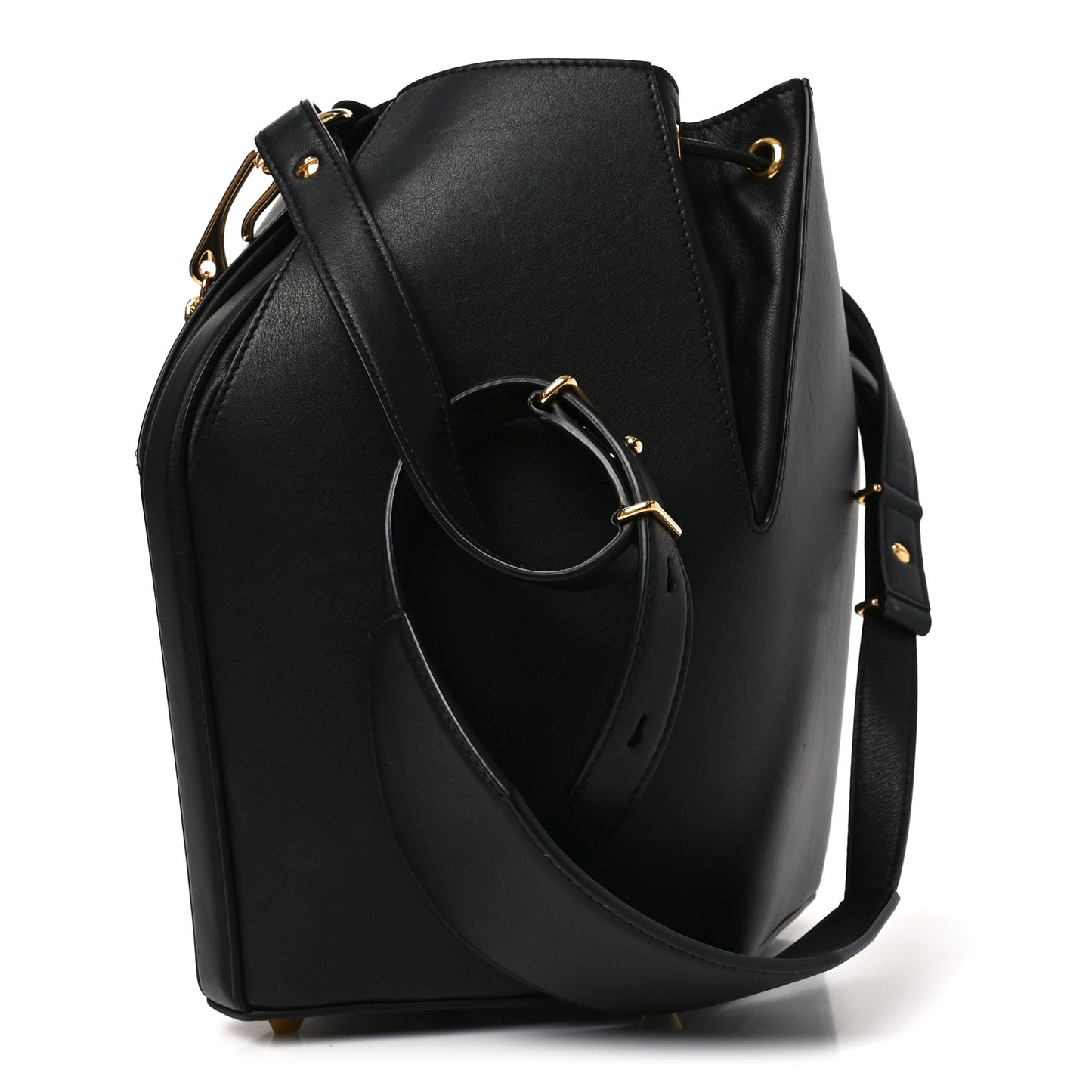 Calfskin The Bucket Bag Black