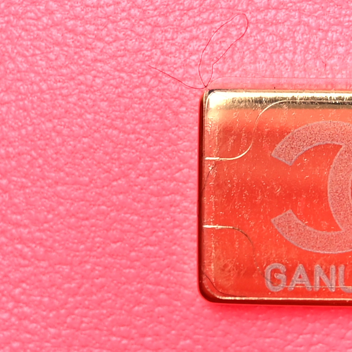 Lambskin Quilted Mini Rectangular Flap Pink