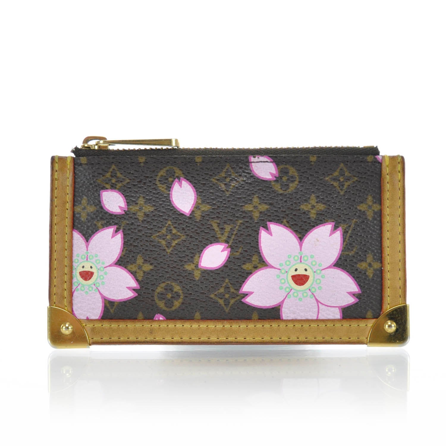 Louis Vuitton Monogram Cherry Blossom Key Pouch Brown 1 of 6