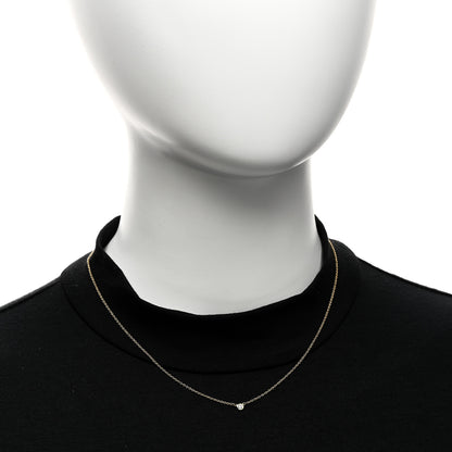 Tiffany 18K Yellow Gold Diamond .05ct Elsa Peretti Diamonds by the Yard Pendant Necklace 2 of 5