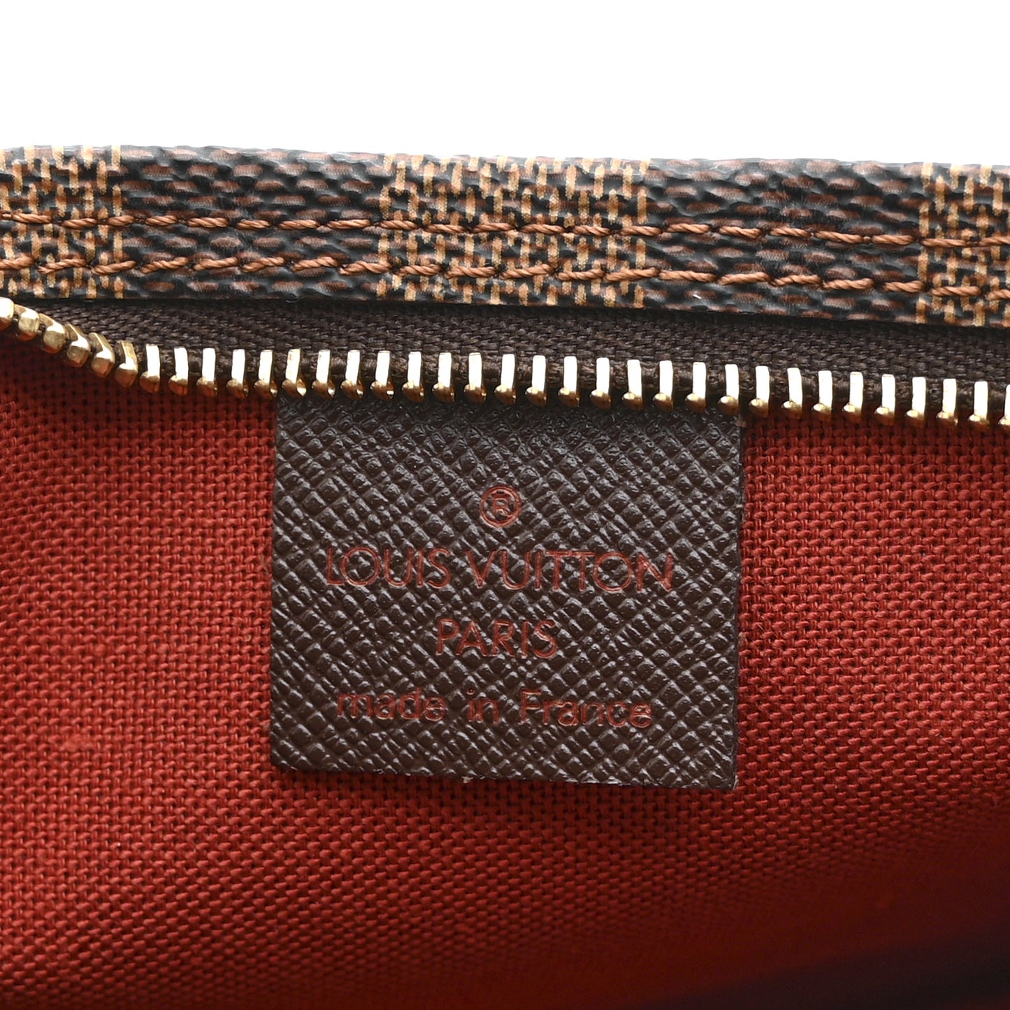 Damier Ebene Trousse Make Up Bag Pochette