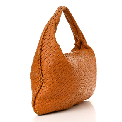 Bottega Veneta Nappa Intrecciato Large Veneta Hobo Ochre 3 of 19