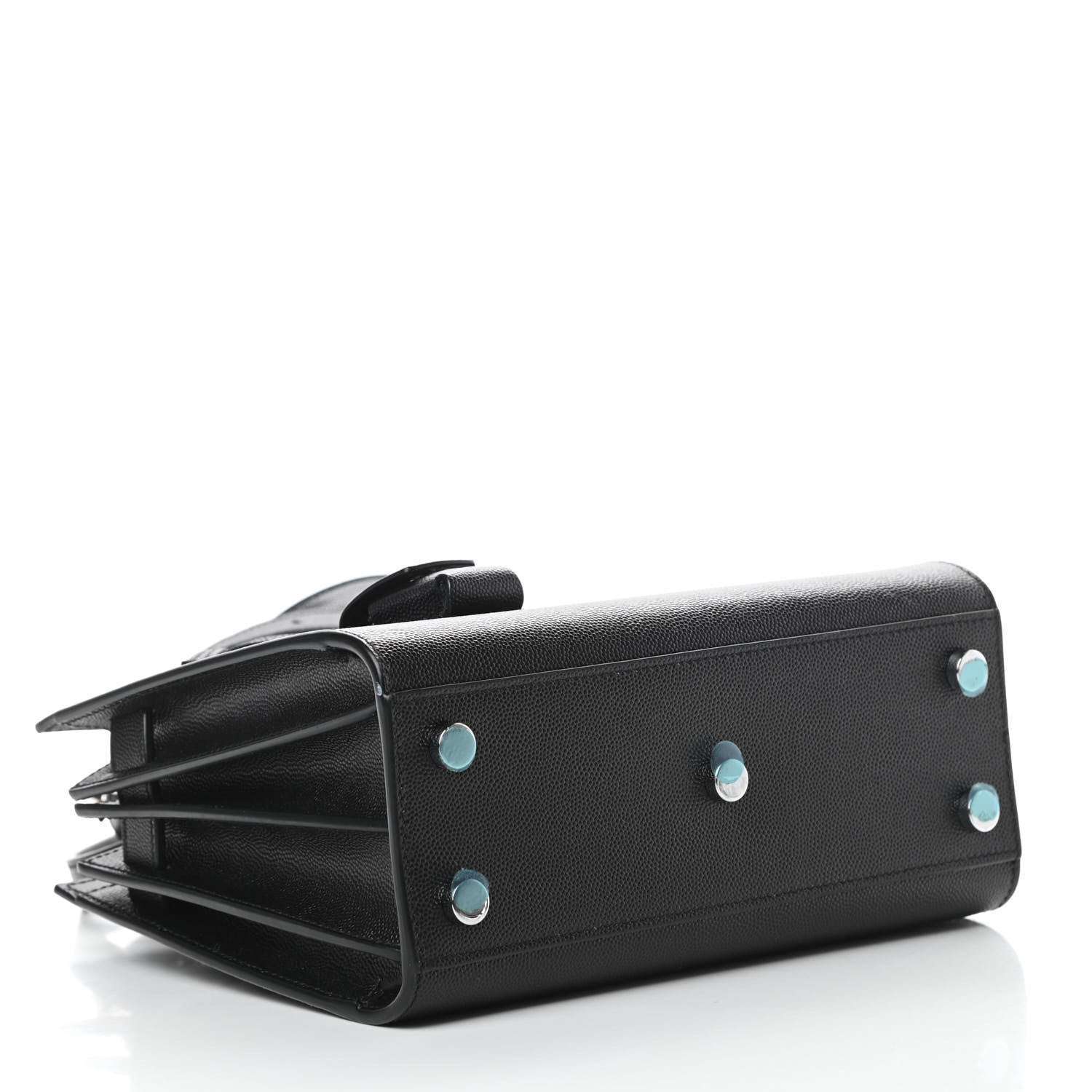 Saint Laurent Grained Calfskin Nano Sac De Jour Black 4 of 12