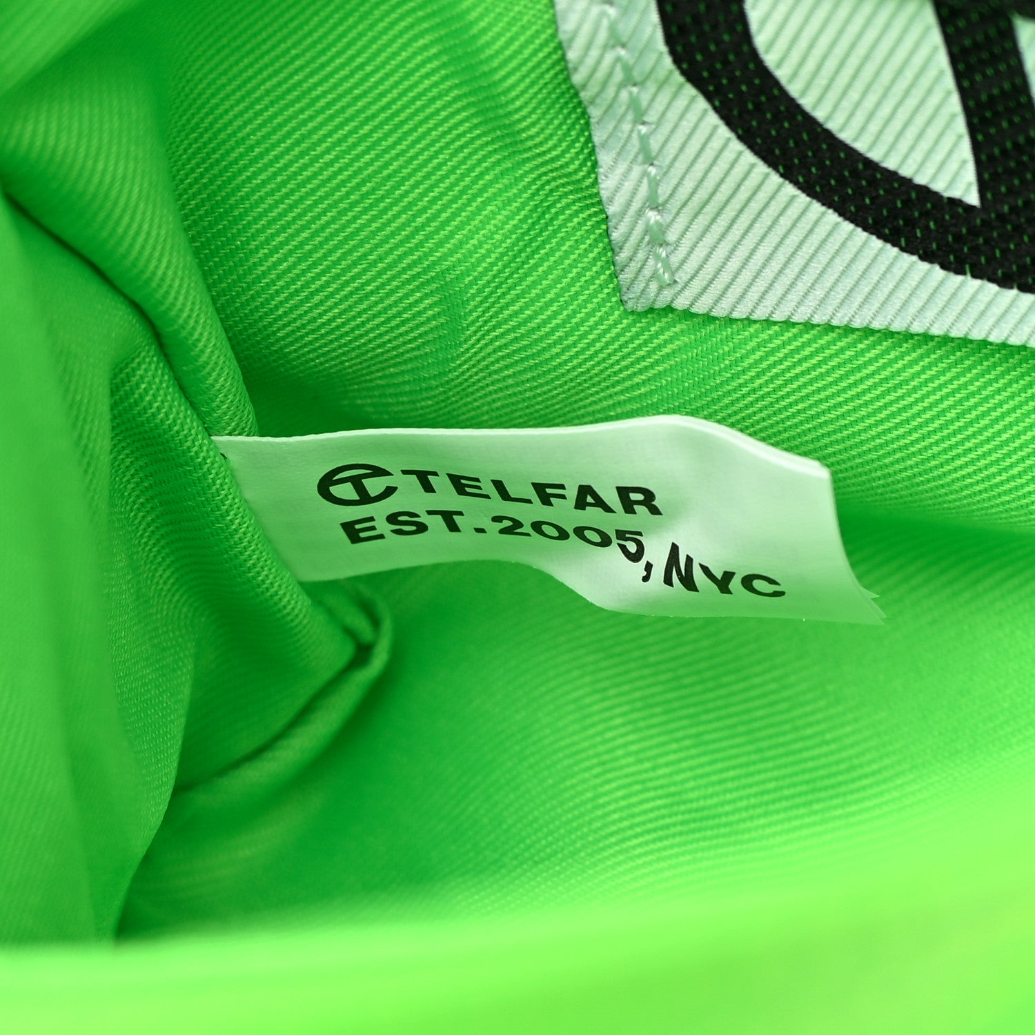 Telfar Vegan Leather Small Shopping Bag Highlighter Green 7 of 10