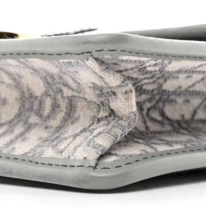 Christian Dior Oblique 30 Montaigne Flap Bag Grey 10 of 12