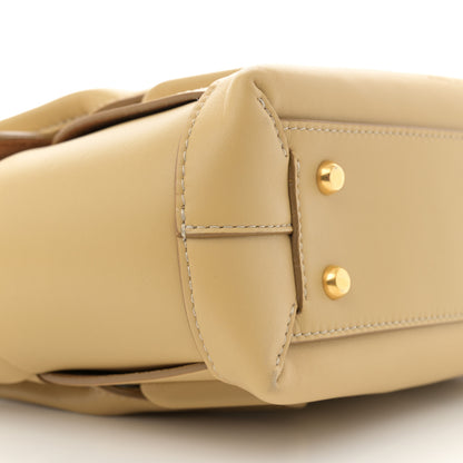 Bottega Veneta French Calfskin Maxi Intrecciato Small Arco Tapioca 7 of 10