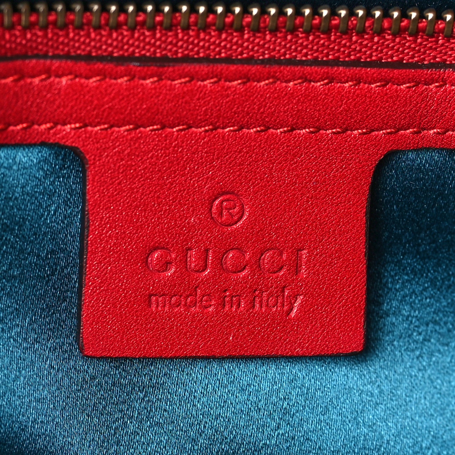 Gucci Velvet Matelasse Small GG Marmont Shoulder Bag Hibiscus Red 6 of 9