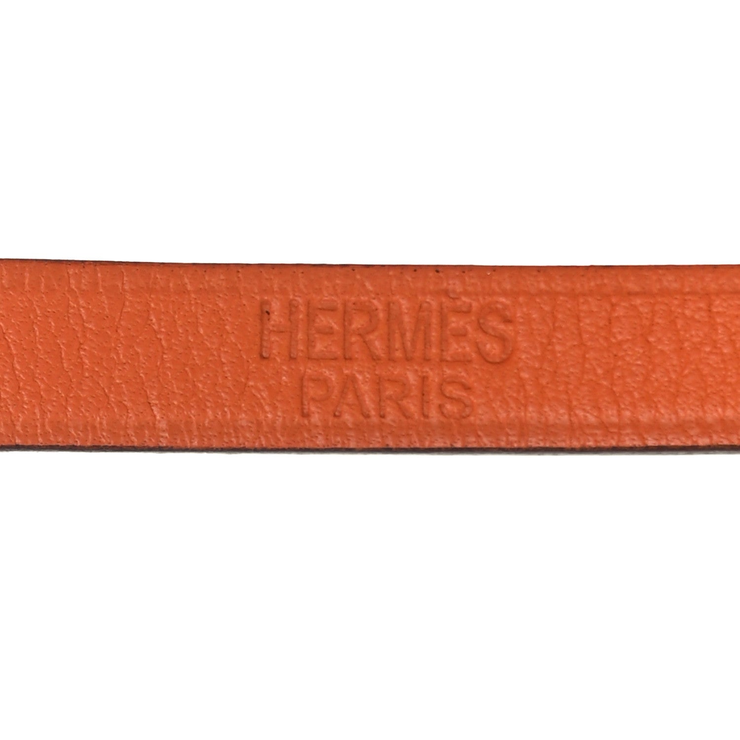 Hermes Swift Hapi 3 MM Triple Tour Bracelet T2 Orange 4 of 5